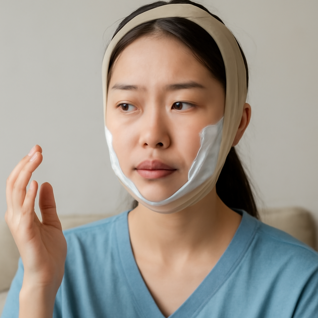 얼굴윤곽수술회복 대표 이미지
